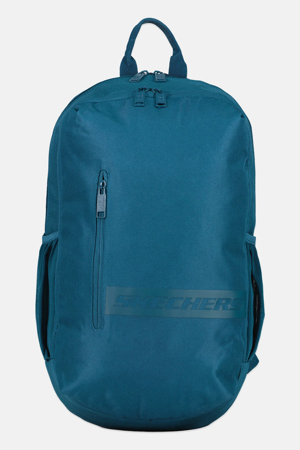 Skechers Men Brand Logo Stunt Backpack, Teal Blue