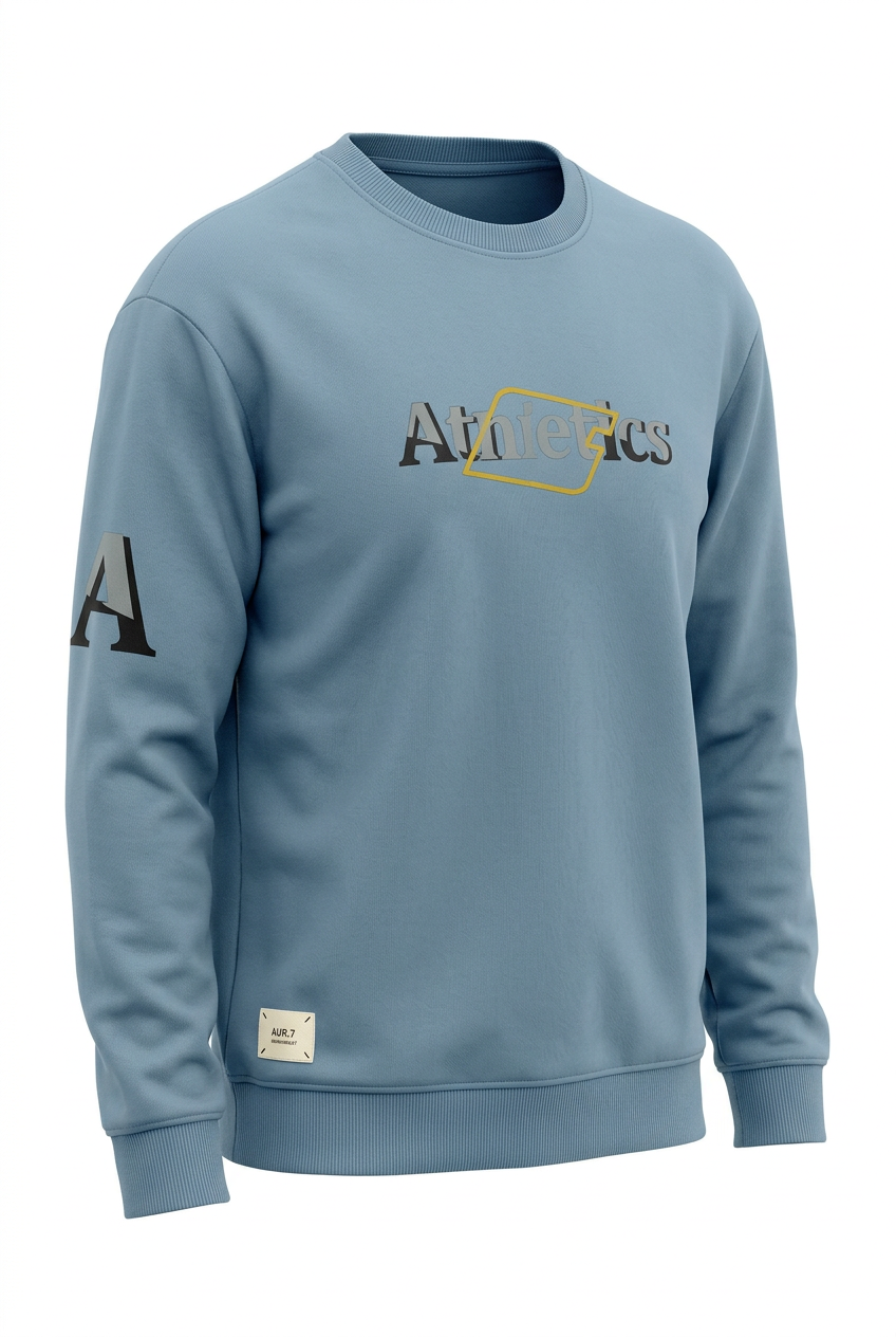 Momento Men's Casual Crewneck Athletics Sweatshirt (Style JL4587)