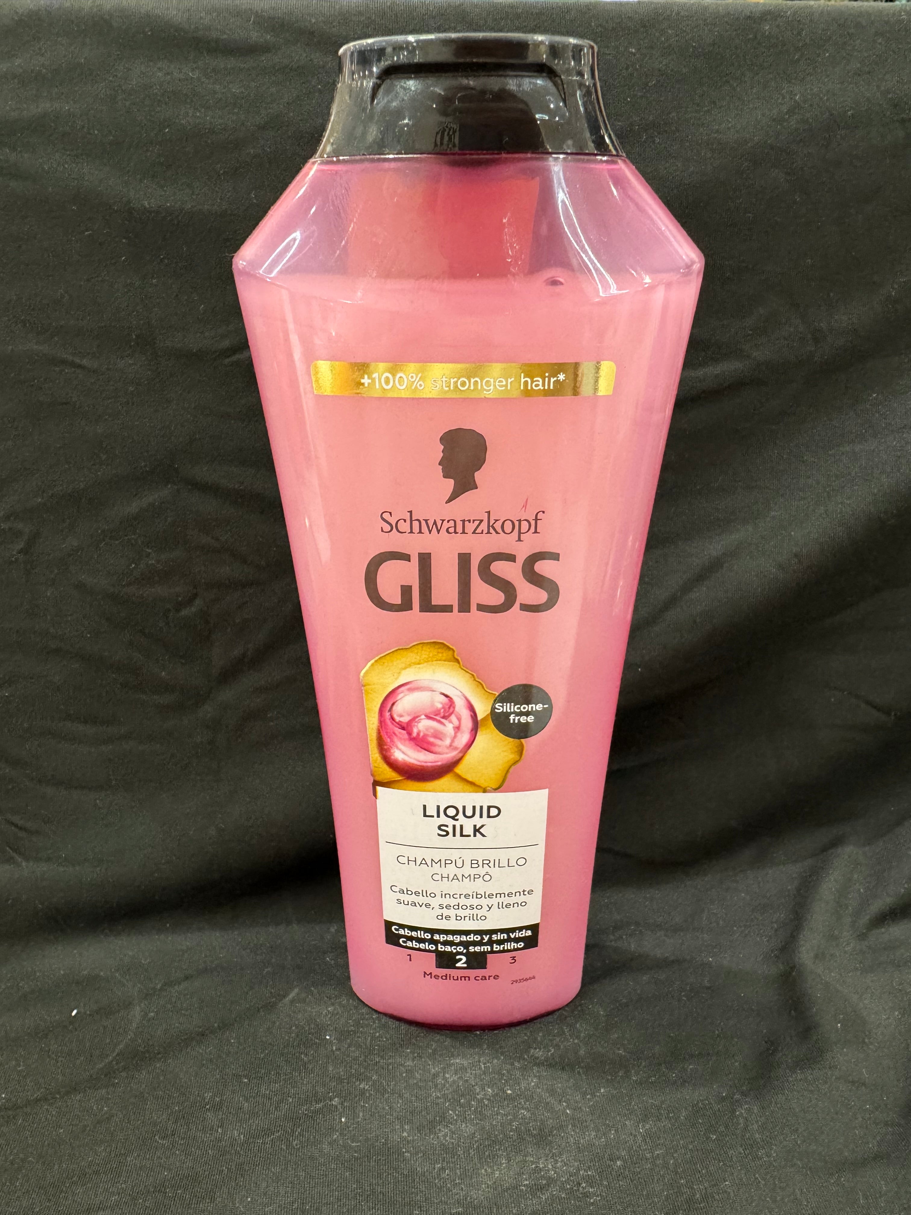 Gliss Liquid Silk Shampoo Shampoo for Shiny Hair - Moisturizing Shampoo 400 mle