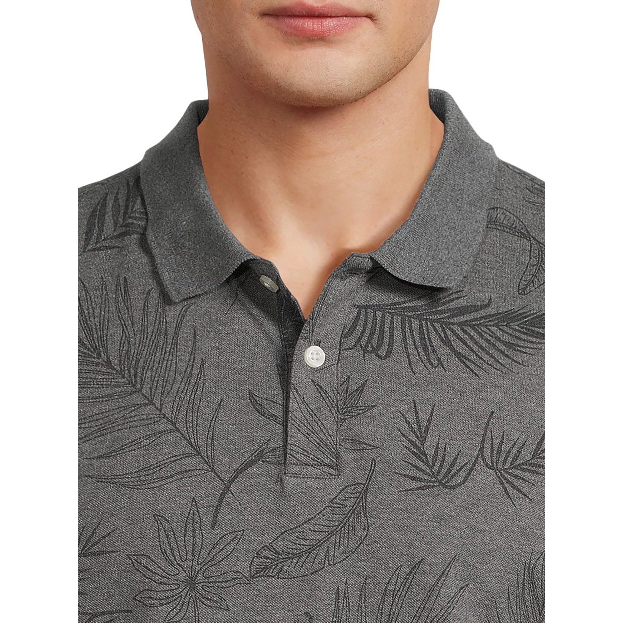 SIZE: M - George Men's & Big Men's Pique Polo Shirt with Short Sleeves