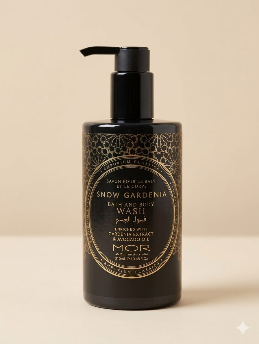 MOR-Snow Gardenia BATH AND BODY WASH 310 ML