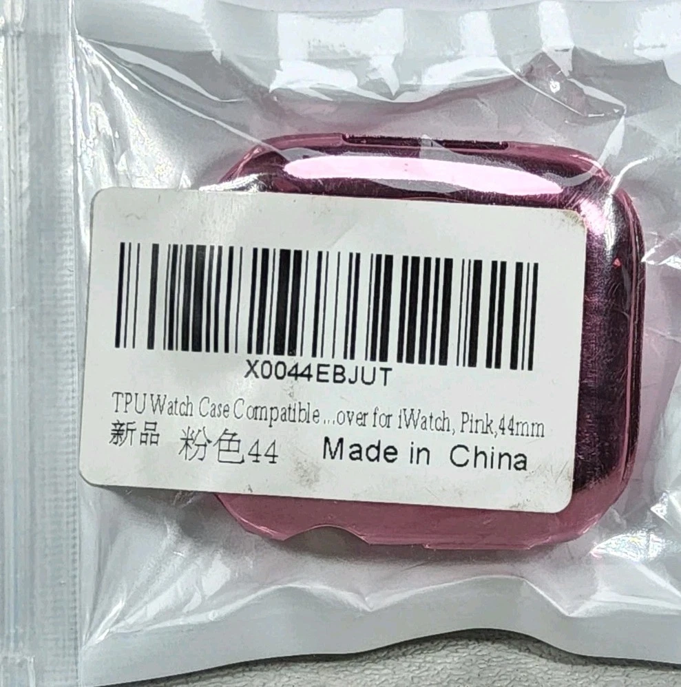 NIB  TPU Watch Case for Apple Watch 44mm – Hard Protective Case, Available in Pink and silver