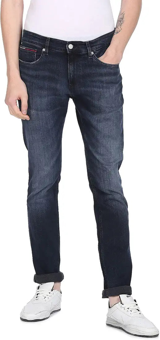 Tommy Jeans Men’s Dark Blue Denim Jeans