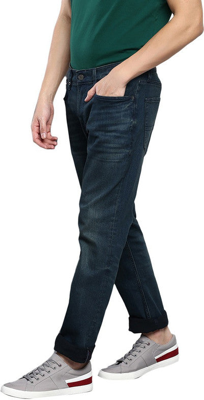TOMMY HILFIGER Men Slim Mid Rise Blue Jeans