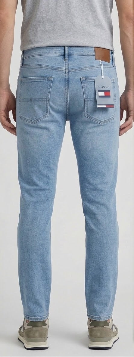 Tommy Hilfiger Austin Slim Tapered Denim Jeans - Light Blue