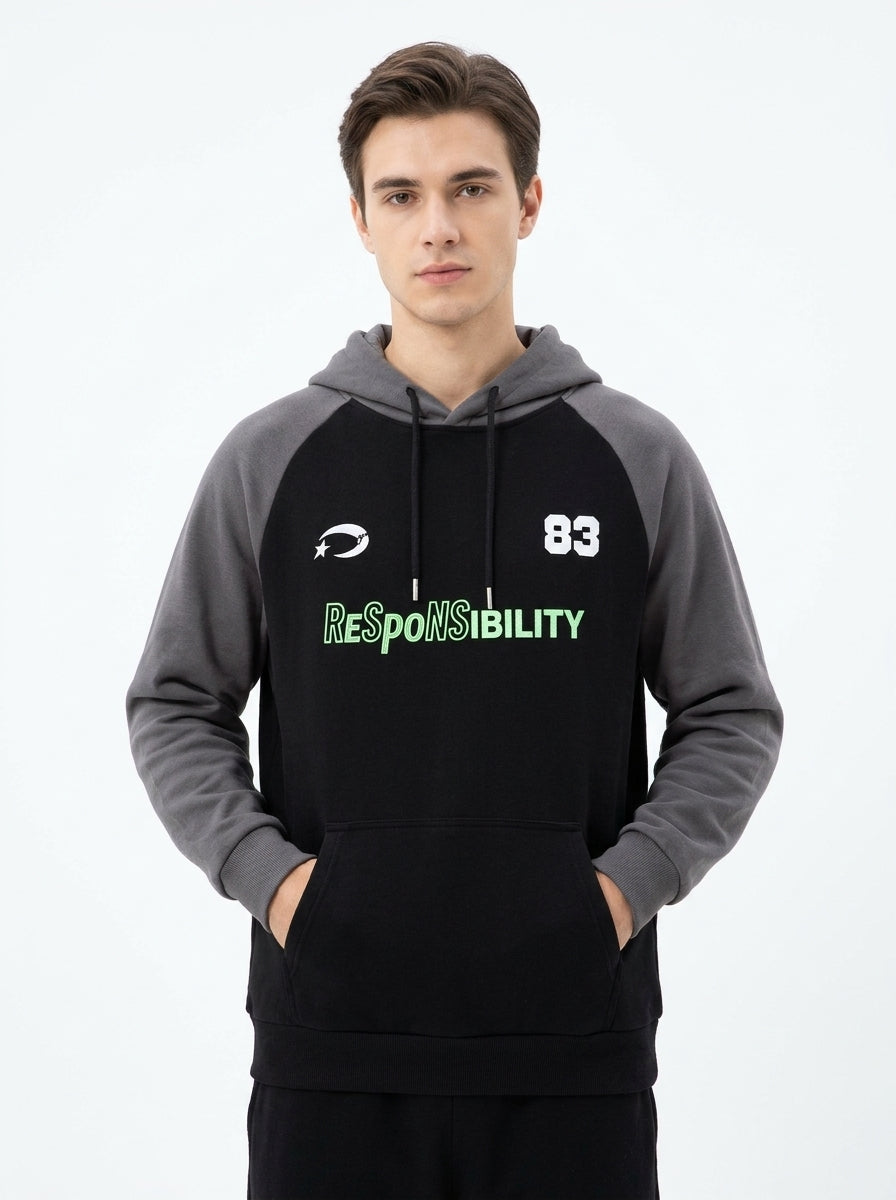 Momento men's collection fashion hoodie logo responNSIBILITY