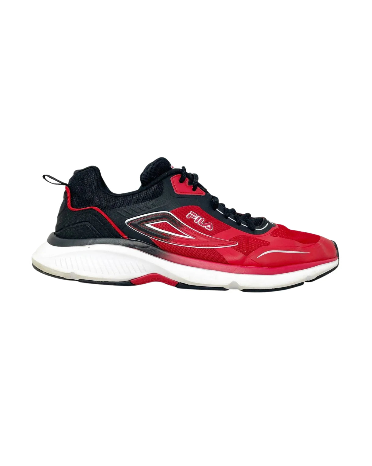 Fila Mens Running Shoes Memory Foam Red Sneakers (1RM01615-602)