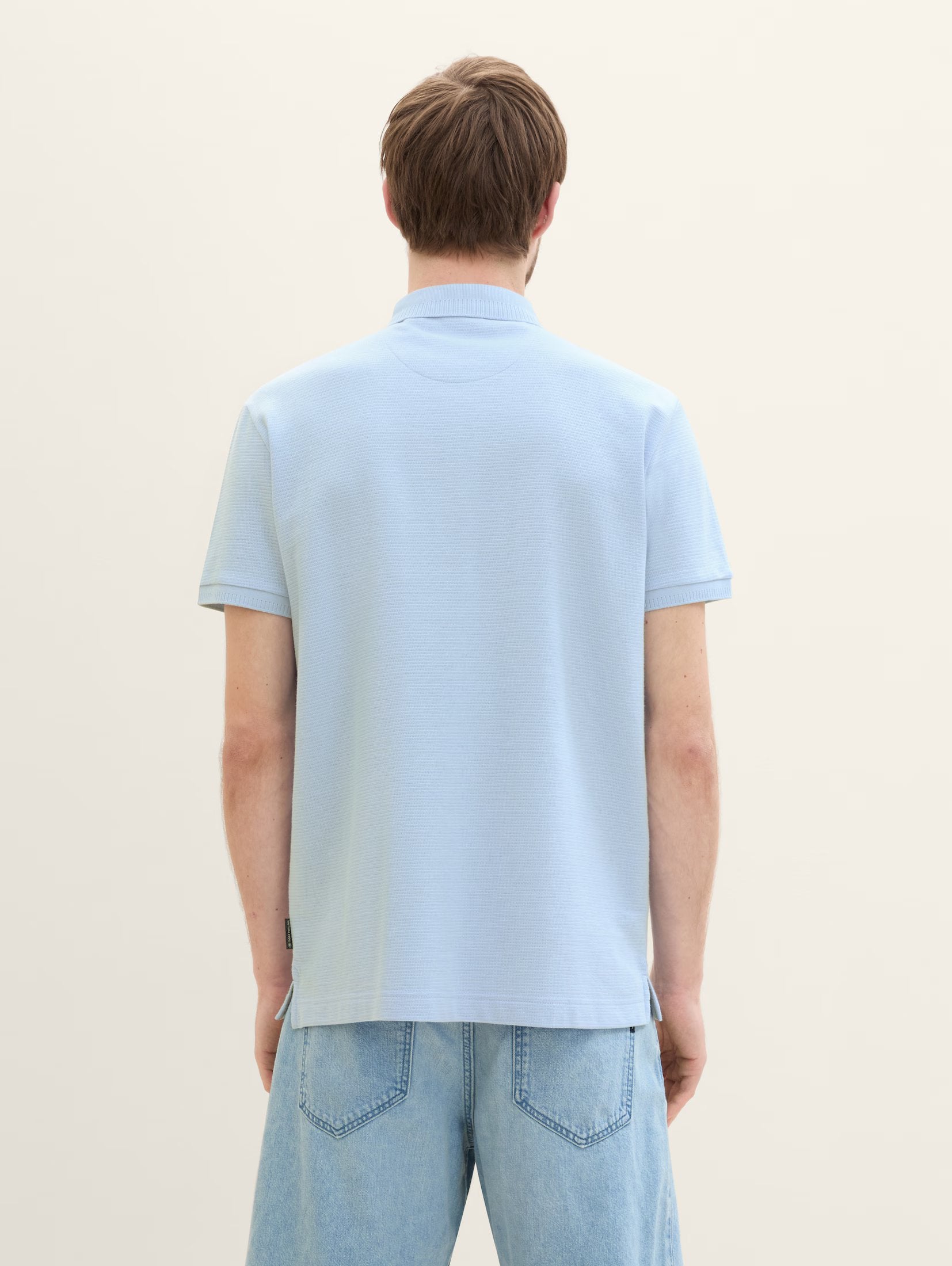 TOM TAILOR textured polo shirt
