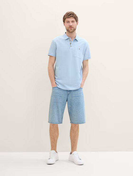 TOM TAILOR textured polo shirt