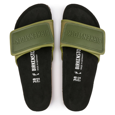 Birkenstock Tema Slide GREEN microfiber Sandal ( WITHOUT BOX )