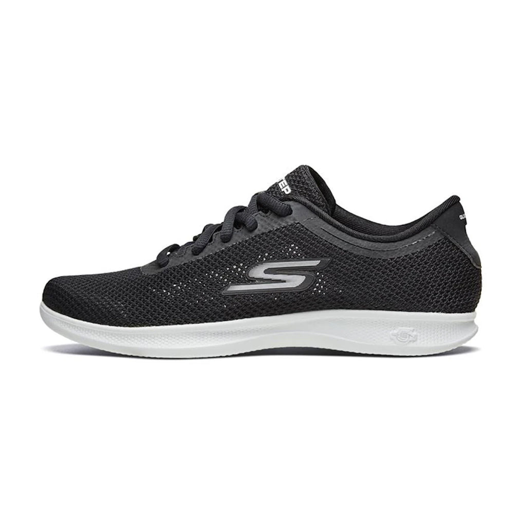 Skechers (نساء) Go Step Lite Ultrasock 'أسود أبيض' 14747-BKW
