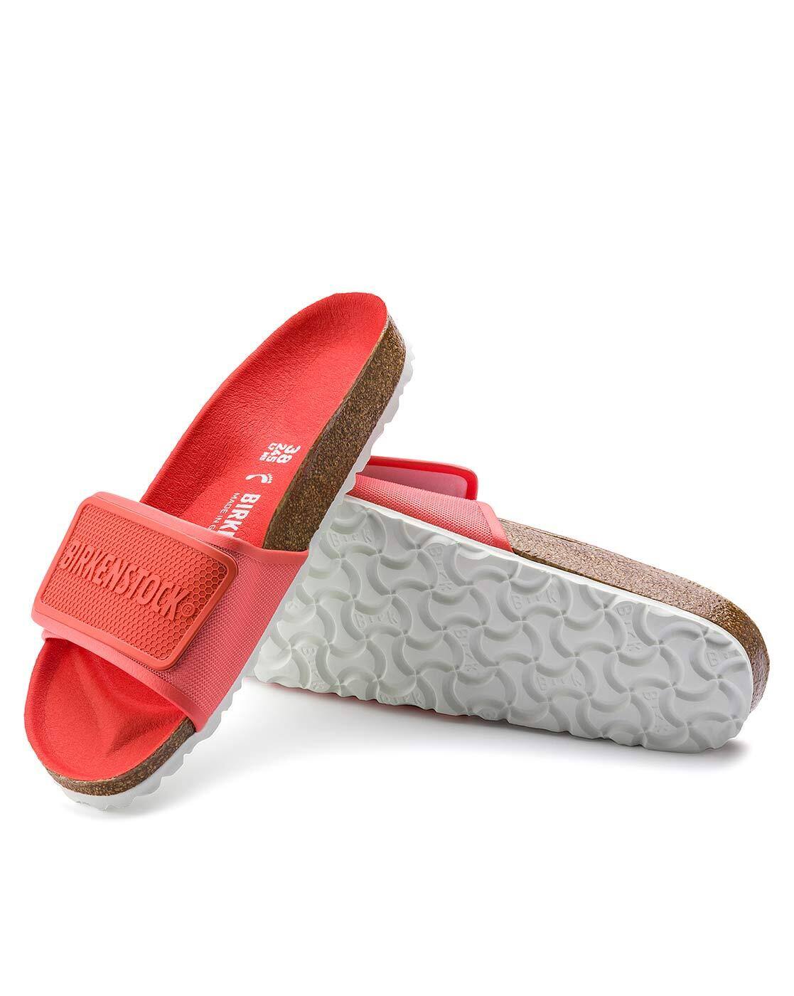 BIRKENSTOCK Narrow WINE Fit Sliders with Branding ( WITHOUT BOX )