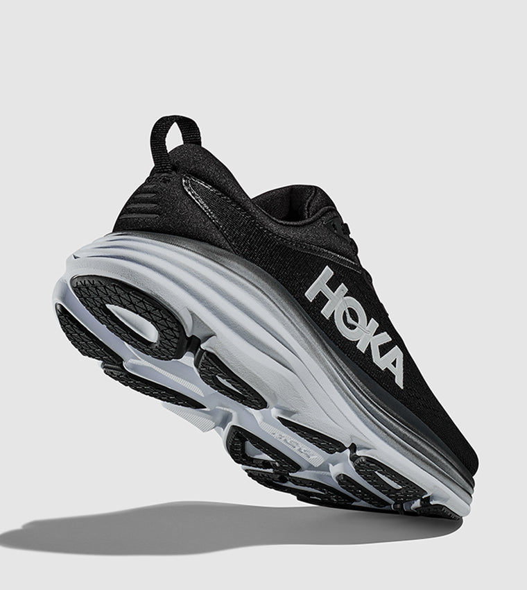 Hoka Men's Bondi 8 (Black/White) ( WITHOUT BOX )