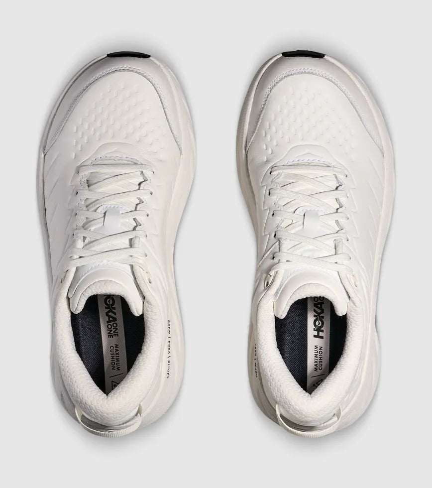 HOKA  Men's Bondi SR Shoes in Frost/Frost