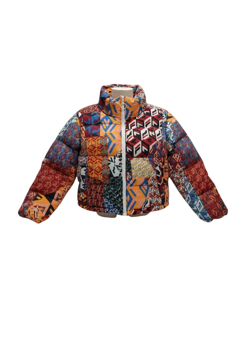 FILA  WOMEN JACKET MARINA SNAPOFF SLV CROP PUFFR