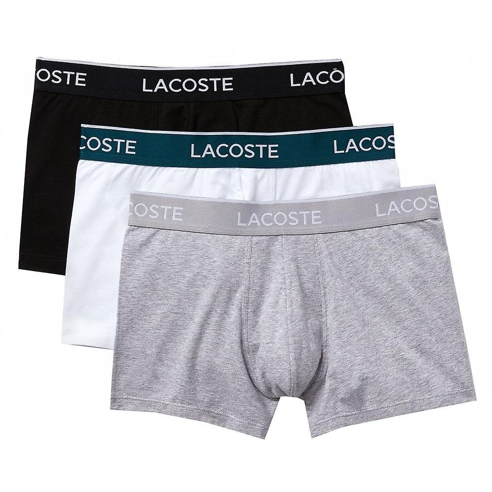 Lacoste Menswear Lacoste Men's 3 Pack Boxers With Branded Waistband