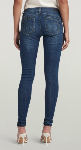 Midge Zip Mid-Waist Skinny Jeans