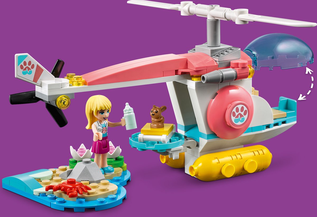 LEGO Friends Vet Clinic Rescue Helicopter (41692)