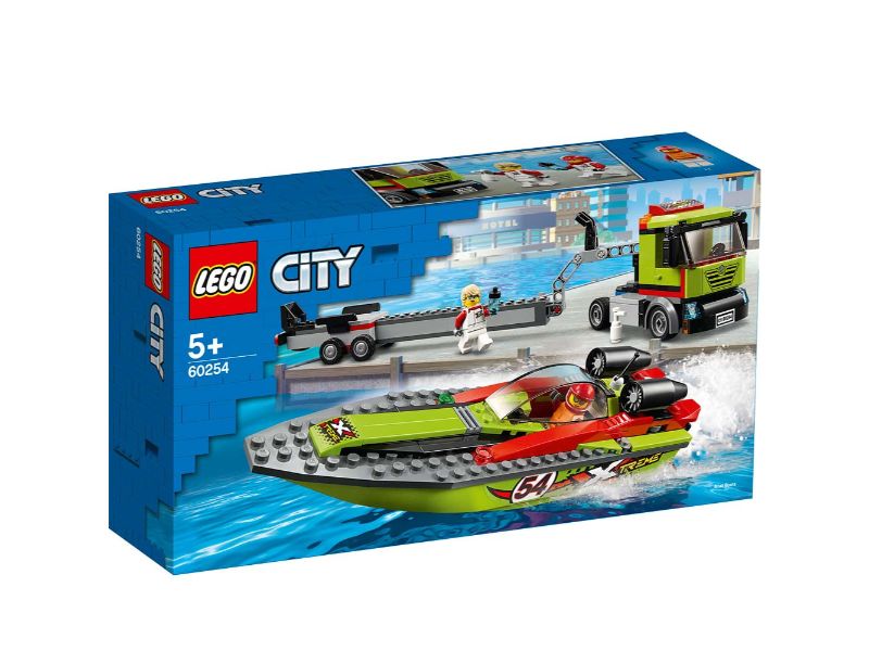 Lego City Race Boat Transporter 60254