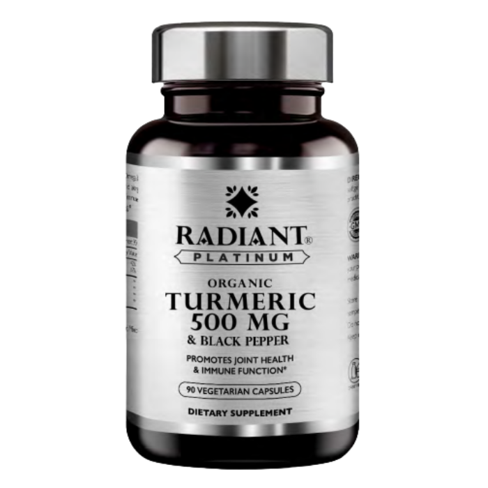 Radiant Platinum Turmeric With Black Pepper 90 Caps