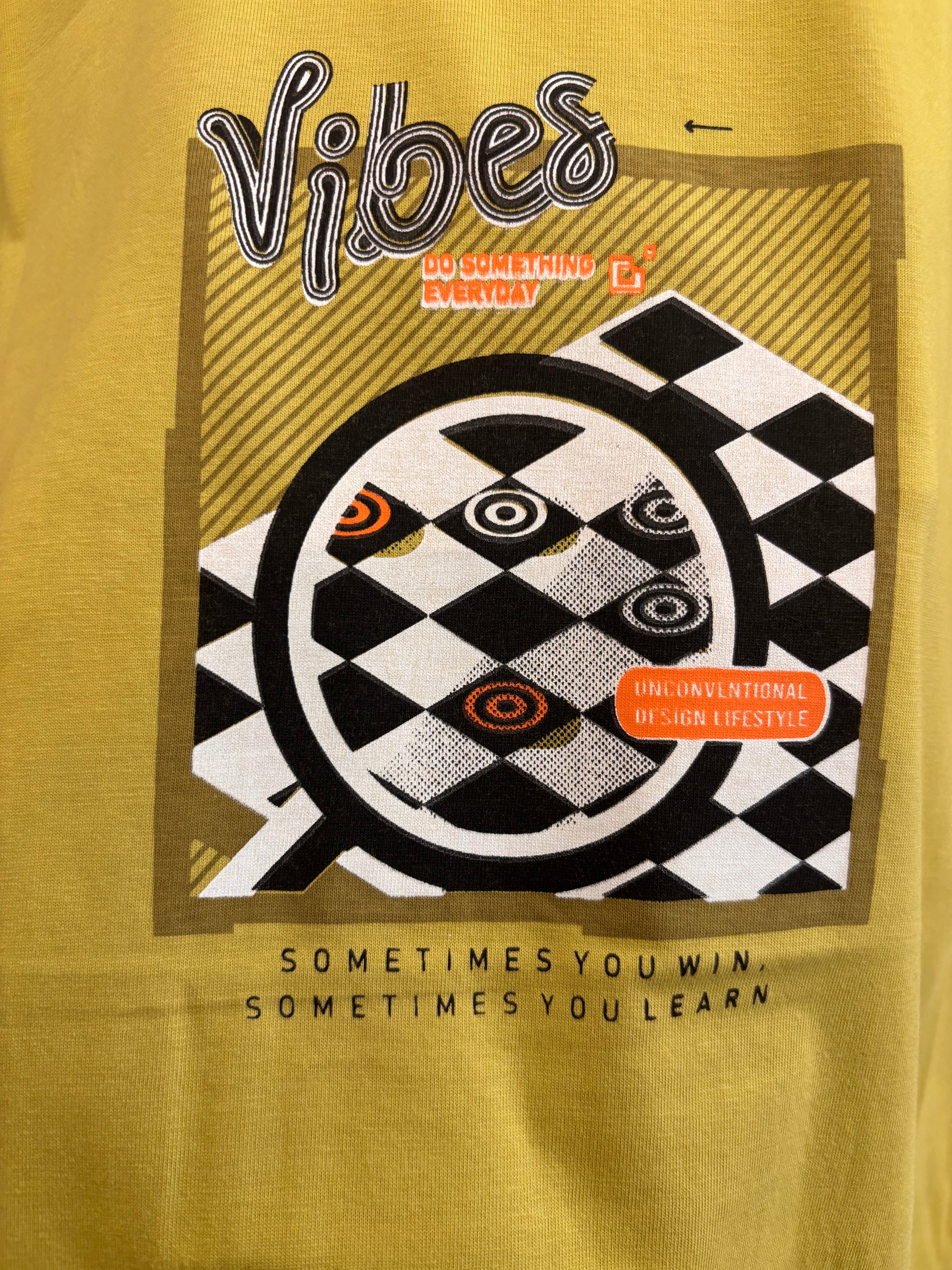 ACHIVER YELLOW GREEN VIBES T-SHIRT MEN