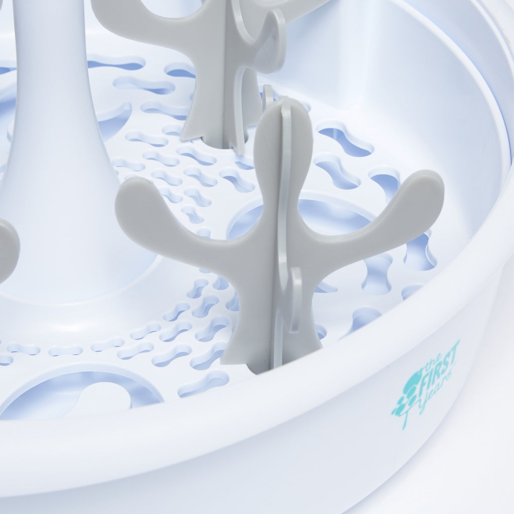 The First Years Microwave Sterilizer – Quick & Easy Sterilizing for Baby Bottles, Pacifiers & More