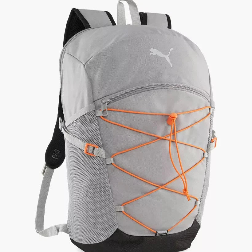 PUMA Logo Print Backpack with Adjustable Straps