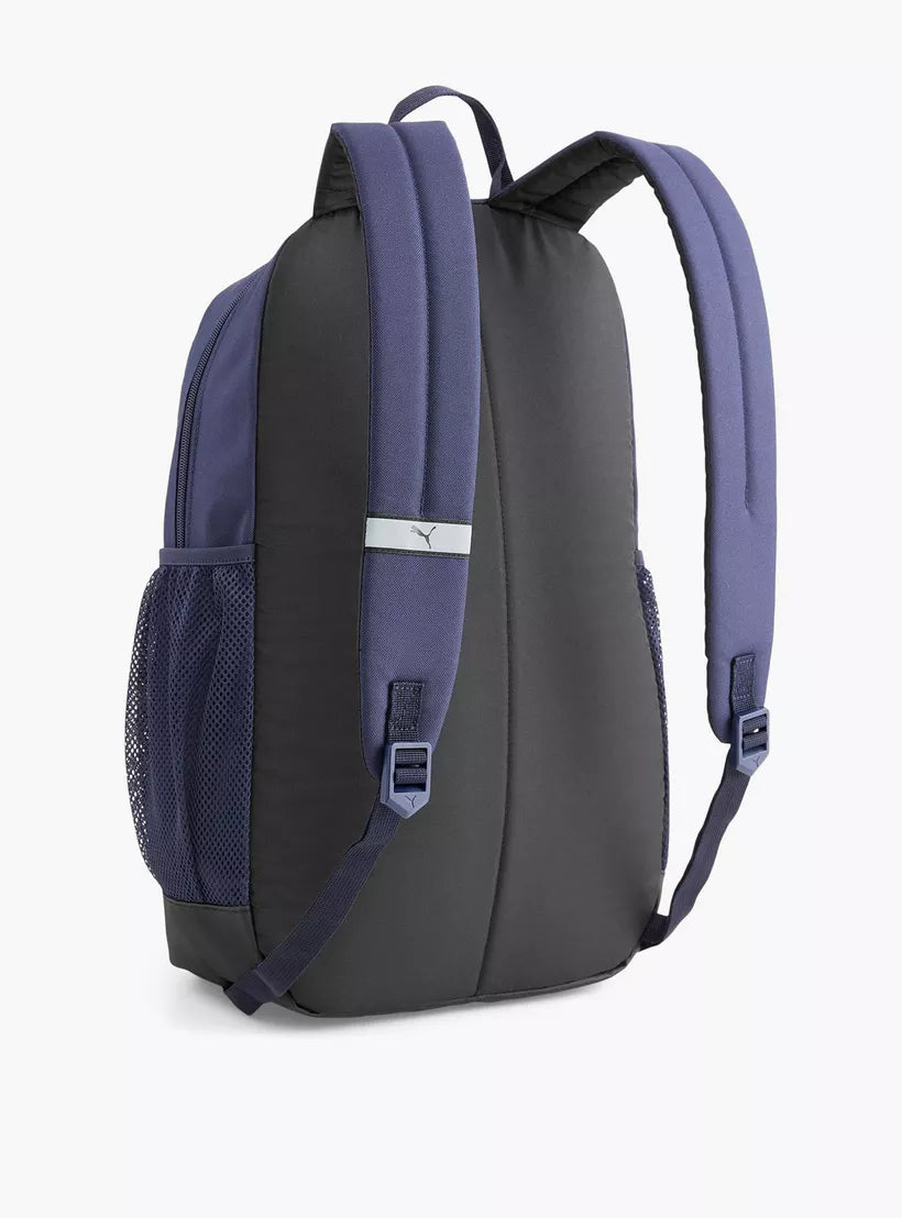 Puma Logo Detail Backpack with Adjustable Straps and Zip Closure