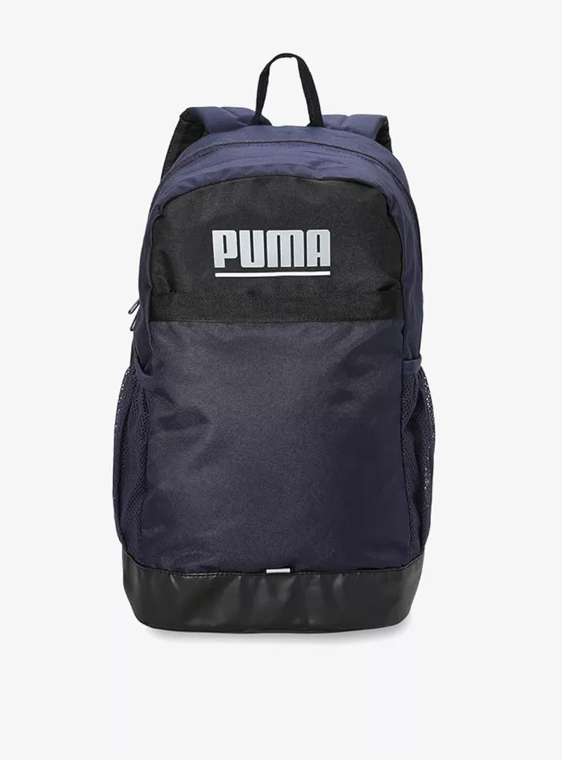 Puma Logo Detail Backpack with Adjustable Straps and Zip Closure