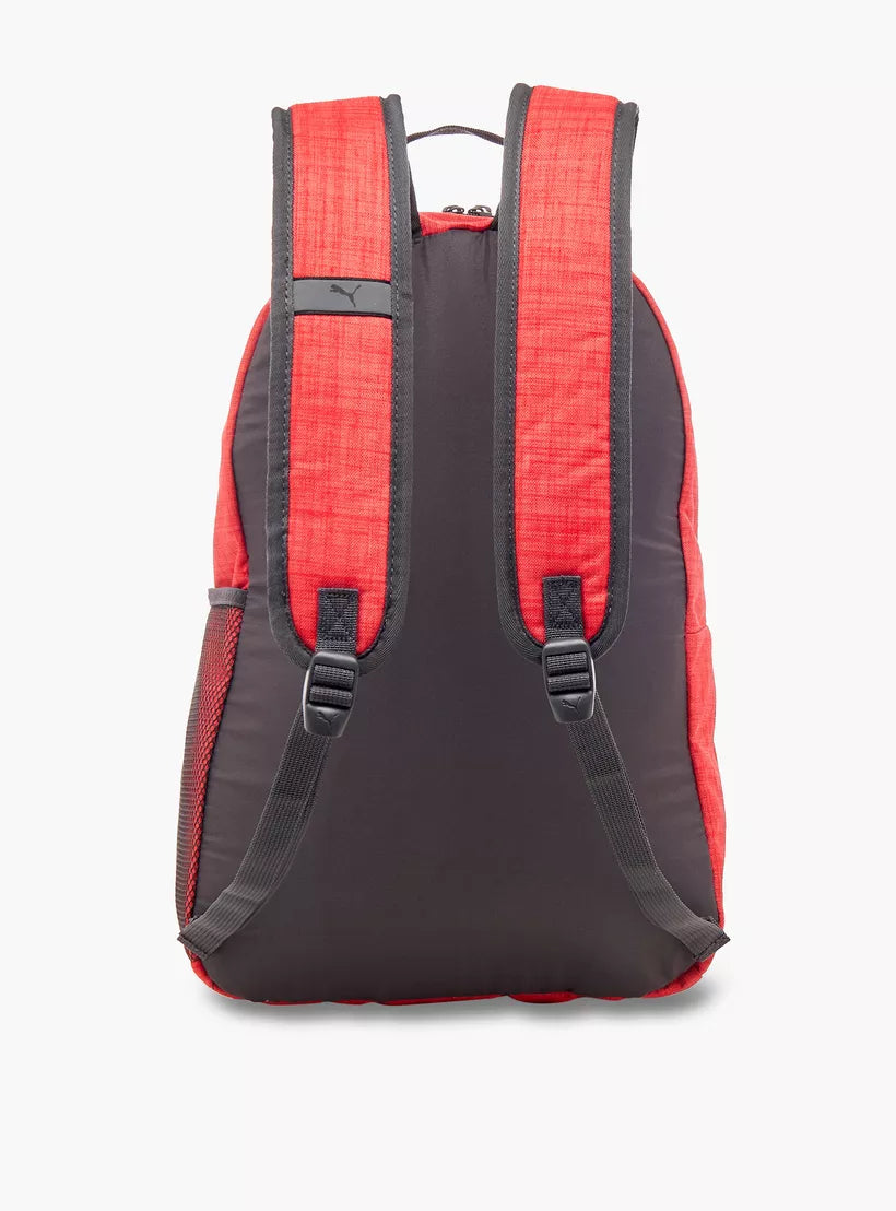 Puma Logo Print Backpack with Adjustable Shoulder Straps