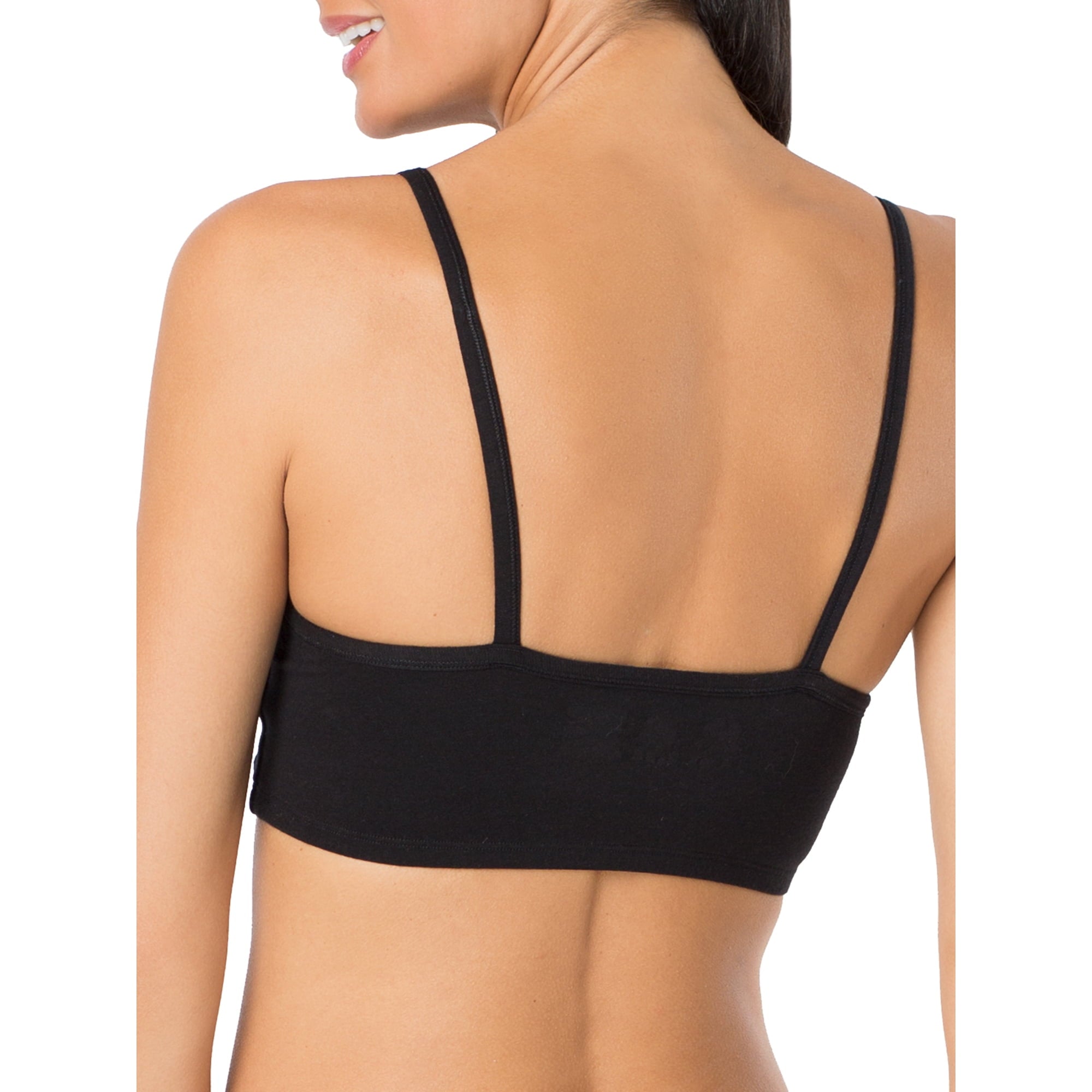 SIZE: 40 - Fruit of the Loom Women's Spaghetti Strap Cotton Sports Bra, 3-Pack, Style-9036