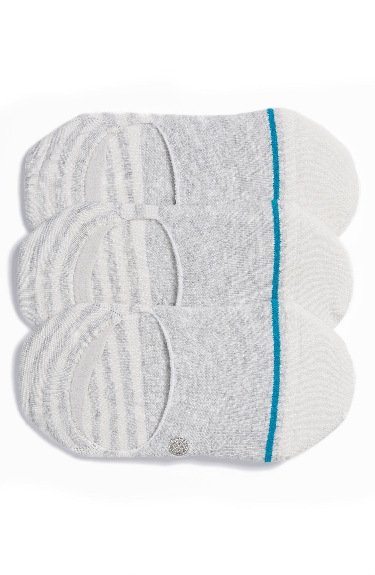 Stance Sensible Two 3-Pack Women's Crew Cut Socks Shoes Heather Grey : MD (Women's Shoe 8-10.5), Nylon/Cotton