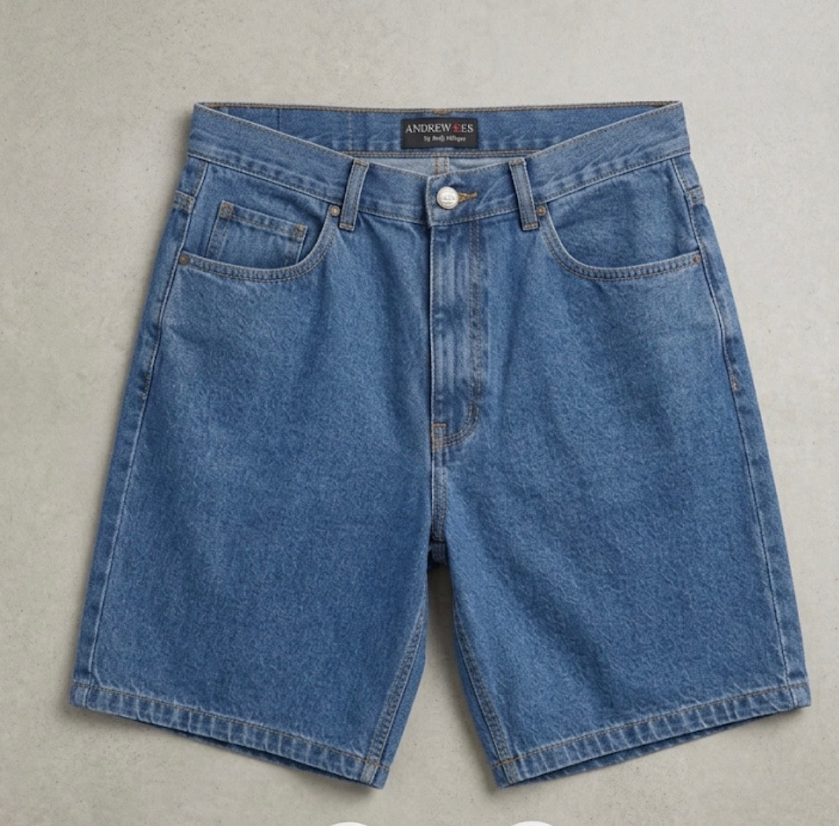ANDREW CHARLES DENIM SHORTS FOR MEN