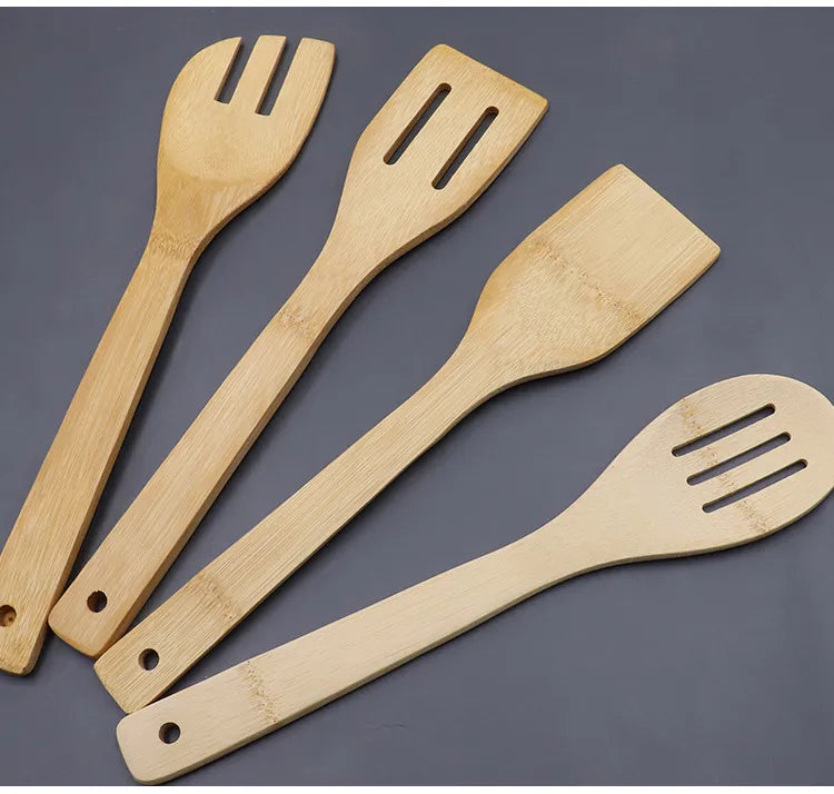 Bamboo Cuisine Ustensiles Set - 5 Pieces: Elegance and Practice in your Cuisine