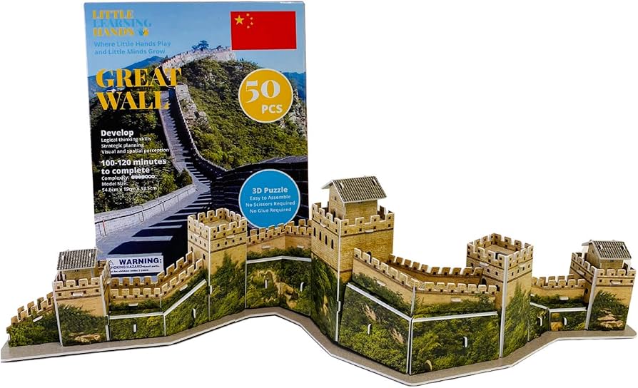Little Learning Hands 3D Puzzles for Adults and Kids China Great Wal