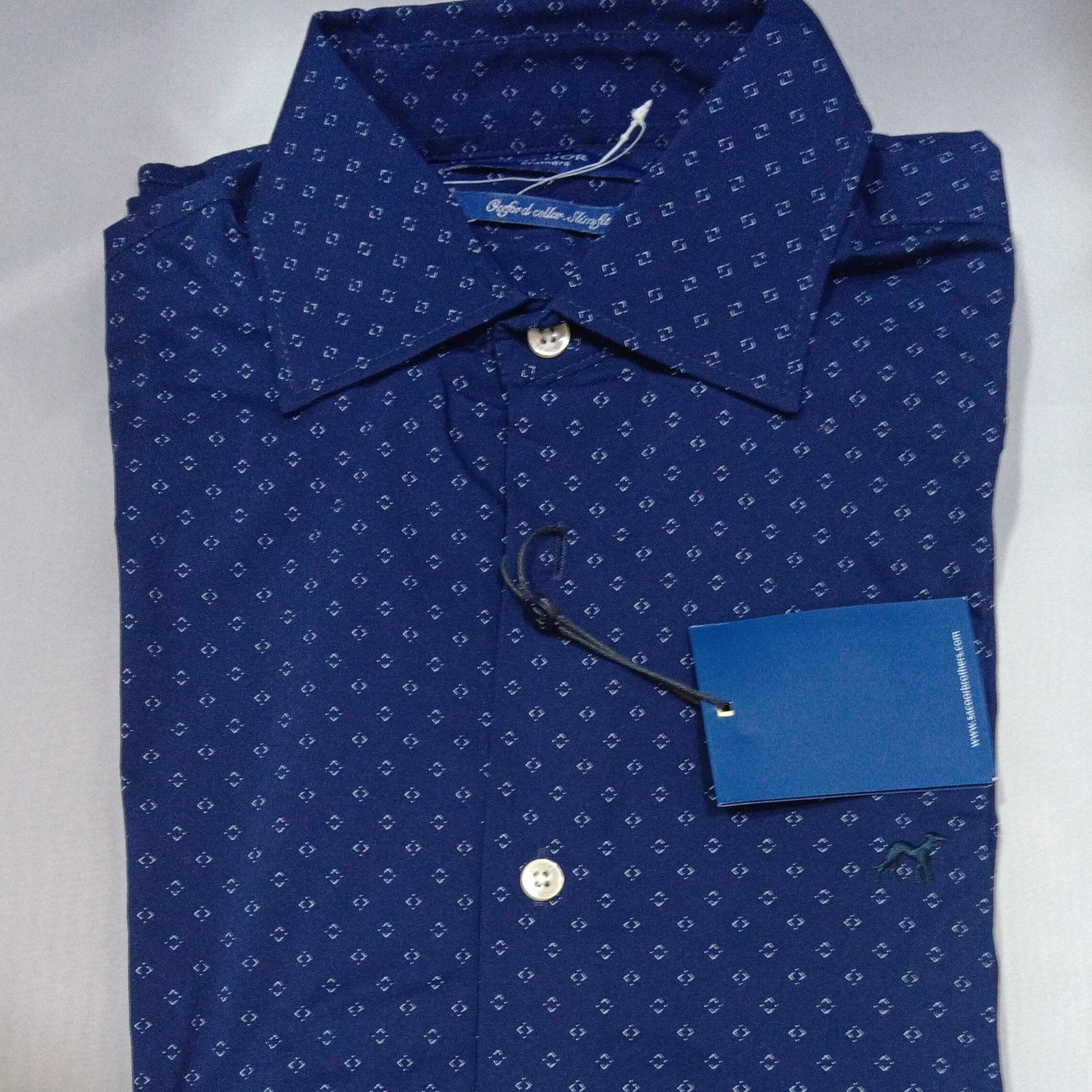 قميص ساكور بقصّة Slim Fit Fomfort Poplin Garment Dye