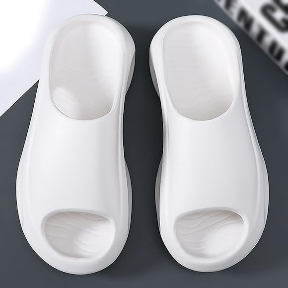 Generic Men's and Women's Cushioned Bath Slippers, Quick Dry Bath Slippers, Thick Sole Cushioned Bath Slippers, Heel Slippers