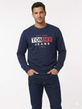 TOMMY JEANS NAVY SWEATSHIRT FOR MEN