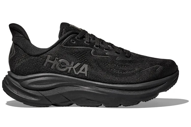 HOKA Womens Clifton 10 Wide Triple Black 1162050-BBLC ( WITHOUT BOX )