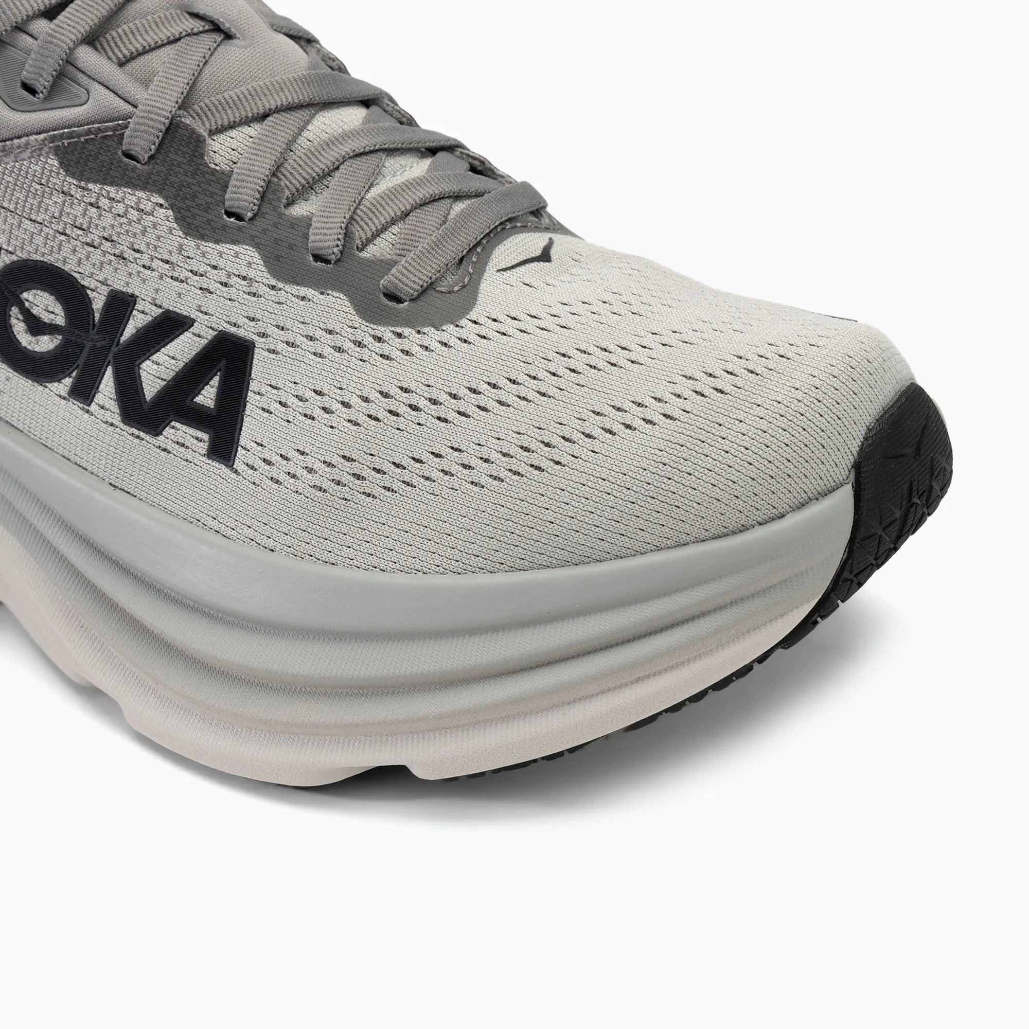 HOKA Bondi 8 sharkskin/harbor mist men's running shoes