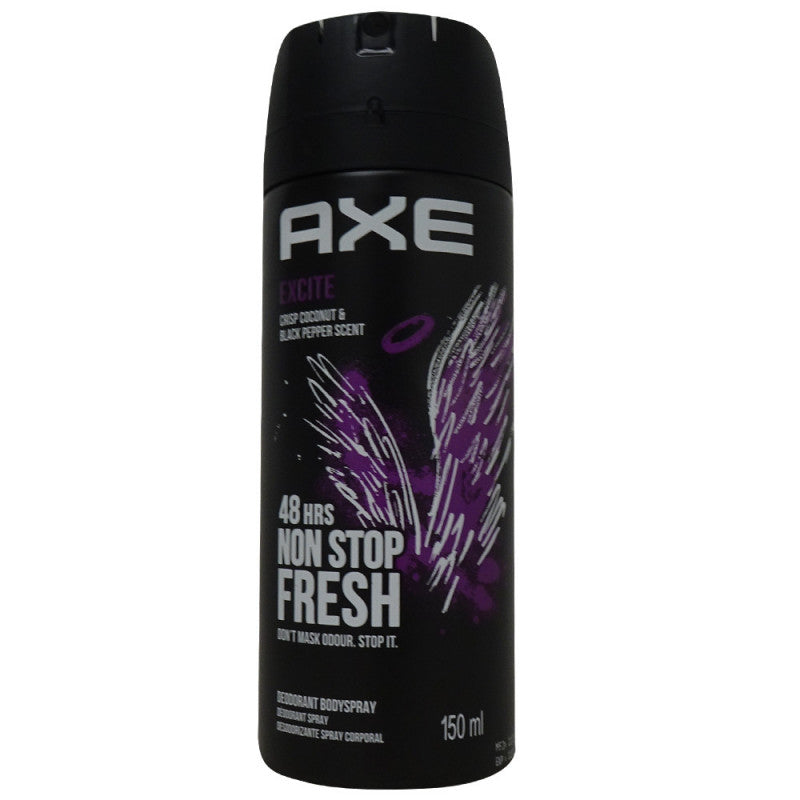 Axe deodorant bodyspray 150 ml. Excite.