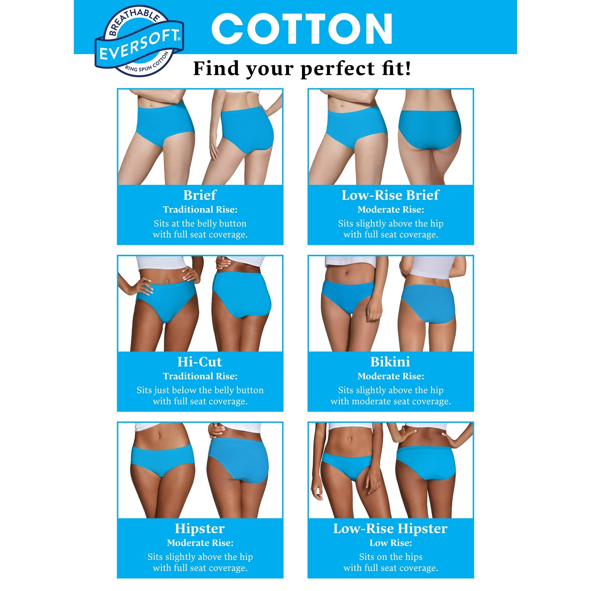 SIZE: 8/XL(PANT SIZE:14-16) - Fruit of the Loom Women's Cotton Brief Underwear, 10-Pack
