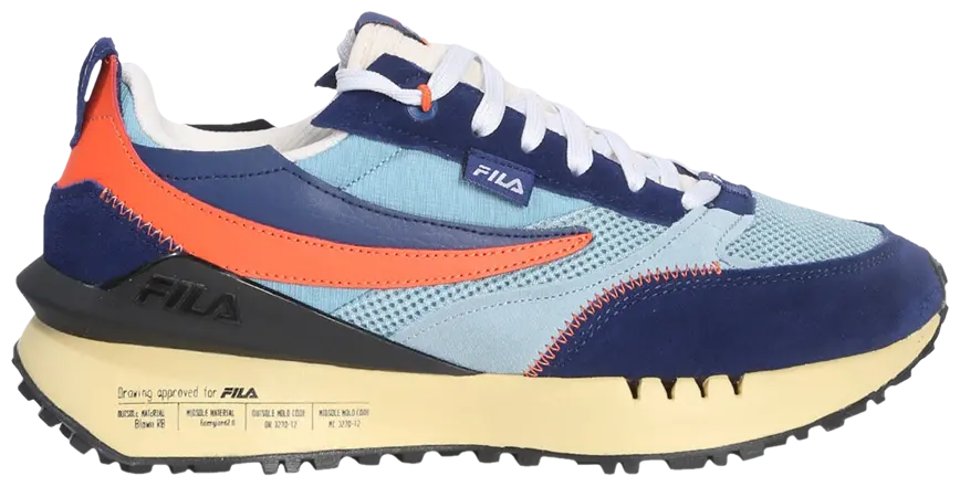 Fila Men RENNO N Generation Blue Sneakers (1RM01970-438)