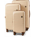 Pierre Cardin Signature PP Luggage Set 3PCS 21/26/30" Expandable Spinner Wheels – Champagne