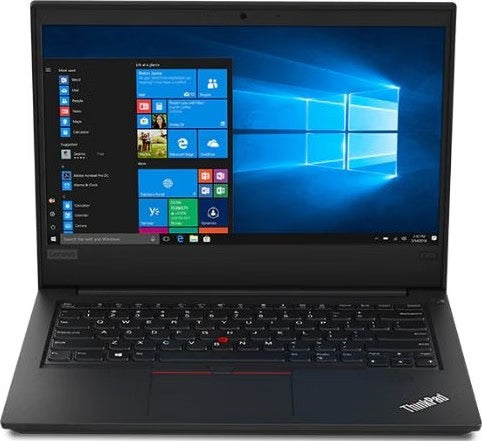 Lenovo ThinkPad Edge E490 Laptop 8th Generation i3 8265U 1.6Ghz 8GB RAM 256GB SSD, 14.0 HD Display Keyboard English Arabic Sticker Windows 10 Pro - Black- Used
