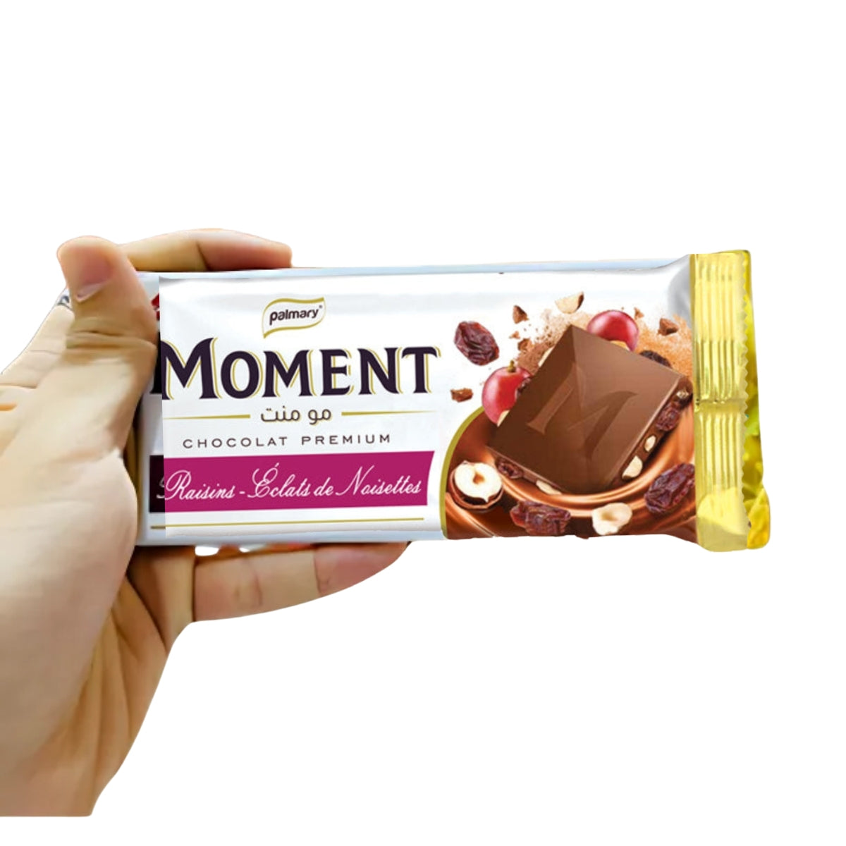 Palmary Moment Chocolate Premium Raisins eclats de noisettes 90g