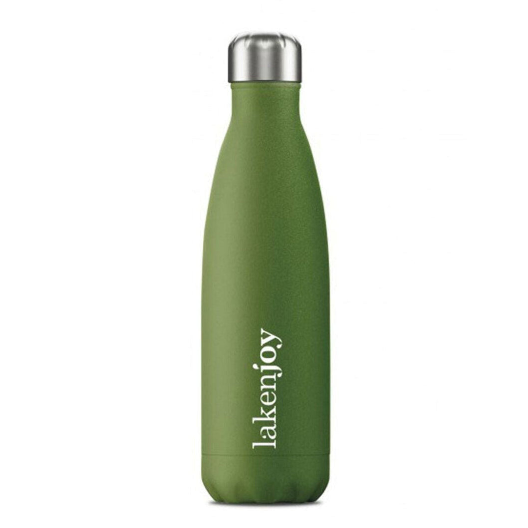 Laken Laken Joy 500ml Stainless Steel Thermal Water Bottle Narrow Mouth Double Insulated 12H Heat & 24H Cold Water Bottle - Green