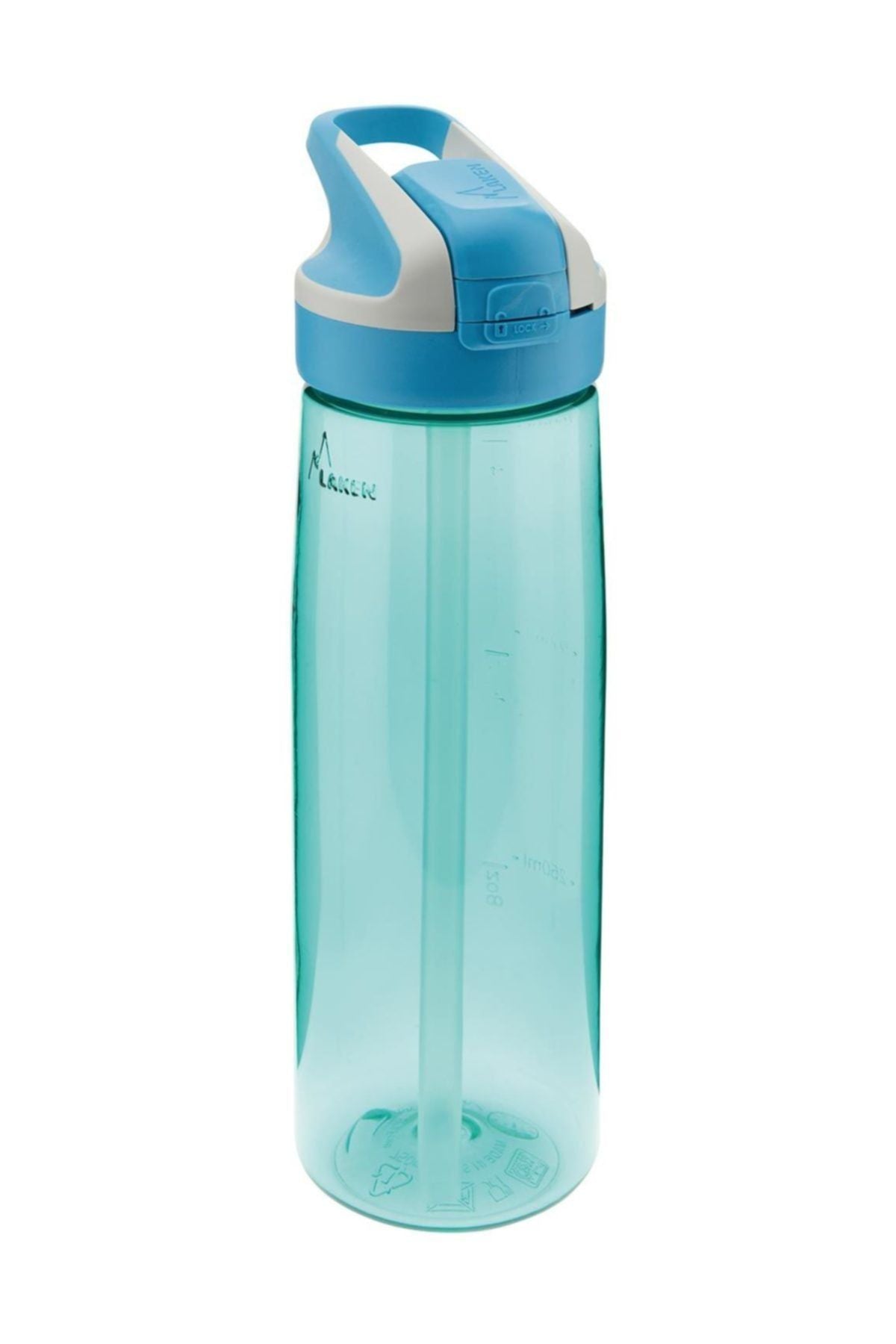 LAKEN Unisex Adult Tritan with Summit Cap 0.75 L Tritan Bottle, Blue