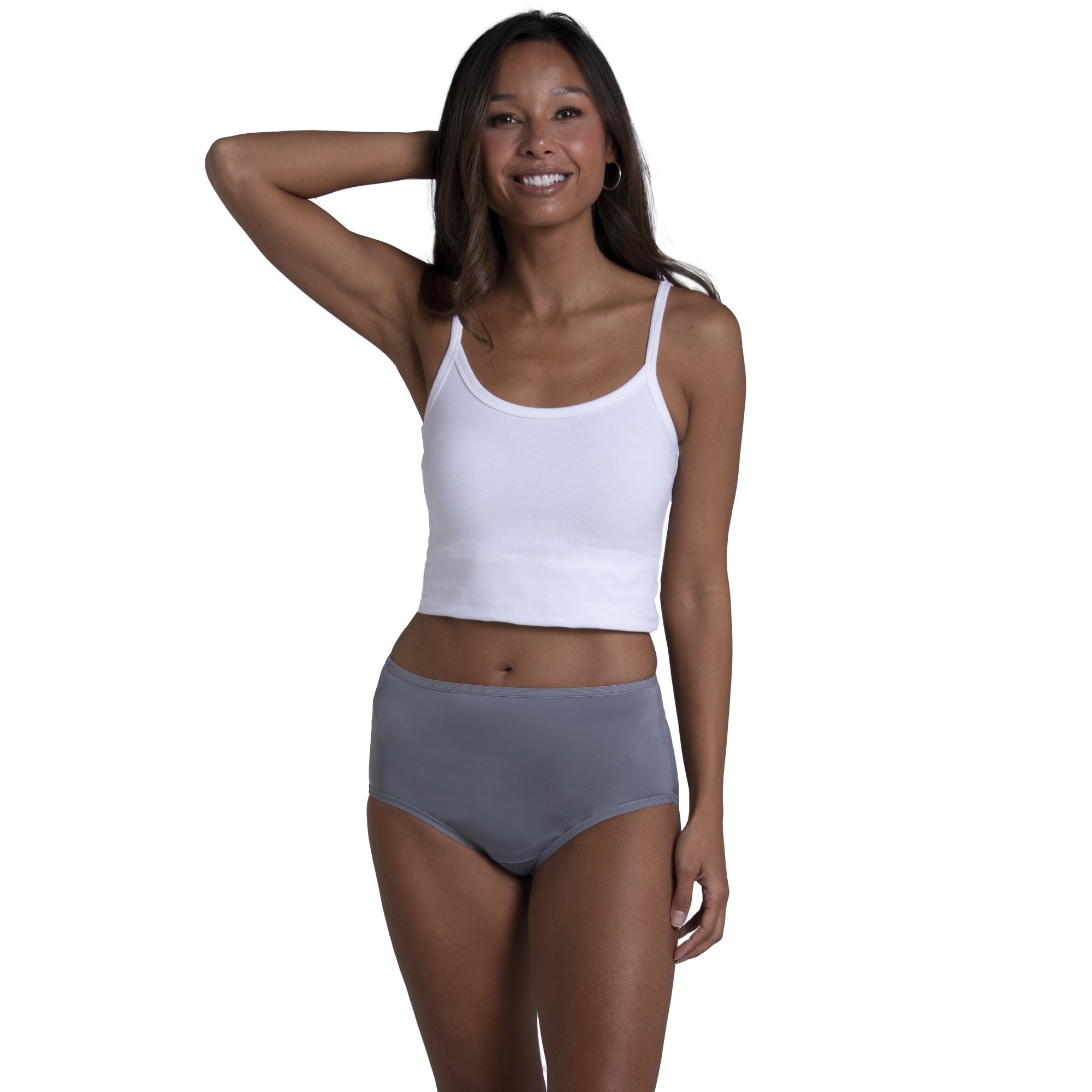 SIZE: 3XL - Fruit of the Loom Women's Microfiber Brief Underwear, 6-Pack