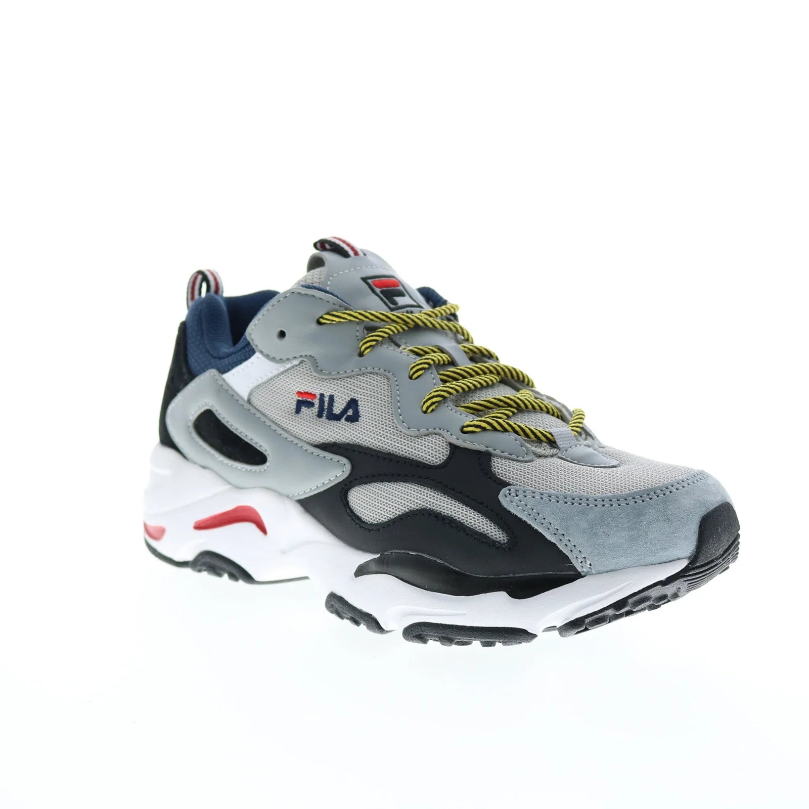 Fila Ray Tracer Mens Gray Mesh Lifestyle Sneakers Shoes (1RM00586-051)